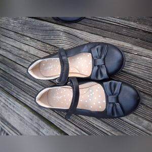 Cat & Jack Black Dress Shoes with Bow